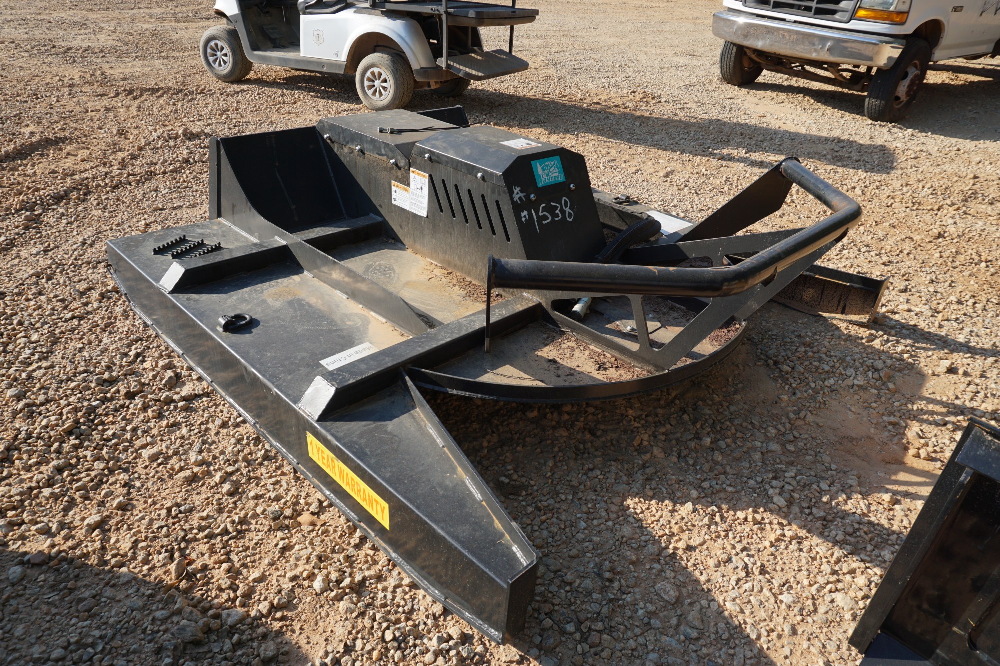 SKID STEER SEVERE DUTY 4 BLADE 72" DISC BRUSH CUTTER SKID STEER