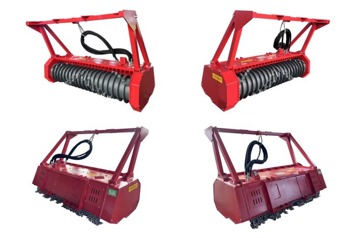 2026 Raytree RMBD72 — Raytree 72" High-Flow Skid Steer Drum Mulcher — photo 3